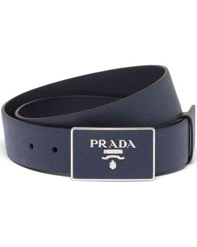 prada belt blue|Prada belt with pouch.